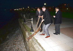 Başkan ın kordon gezisi !