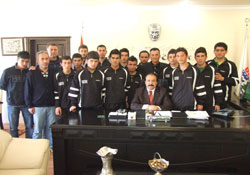 Ünye Belediye Spor dan Başkan a Ziyaret