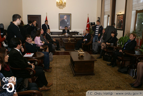 Vali DÜZGÜN AB Heyetiyle