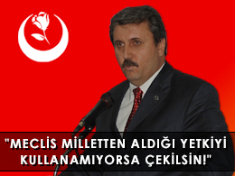 Mustafa Destici, "Darbe anayasası