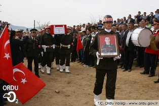 Ordu Şehit AKTAŞ'ı Toprağa verdi