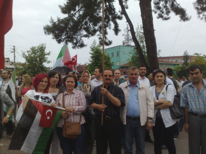 İsrail´İ Protesto Mitingi