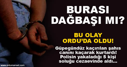 Bu Olay Ordu'da oldu