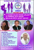 KORGAN 3.GURBETÇİLER ŞÖLENİ TARİHİ