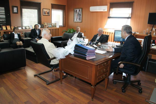 Tenis Kulubunden  ODÜ ziyareti