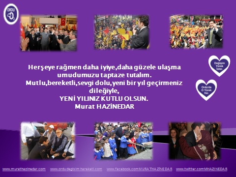 Av.Hazinedar'dan Yeni Yıl Kutlaması