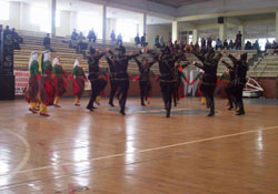 Halk oyunları yarışması sona erdi