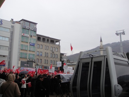 "TELEFERİK "  Mitingi