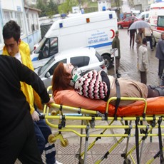 Fatsa´da Öğretmenler Kaza Yaptı