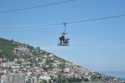 Teleferik Tellerinde Deneme sürüşü