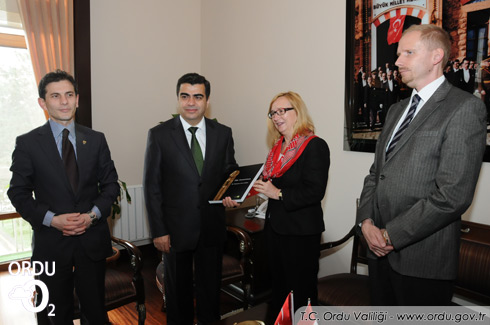 Avusturya Büyükelçisi Ordudaydı