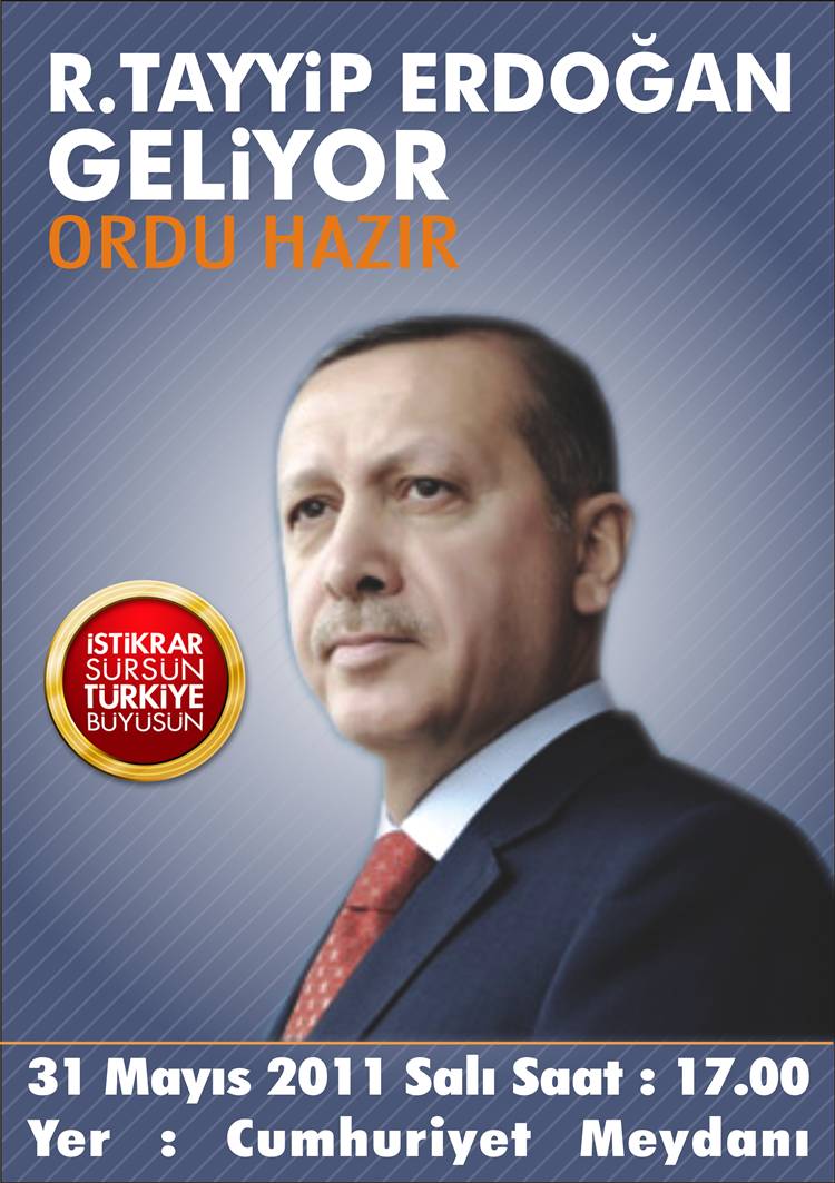 Erdoğan 17de Cumhuriyet Meydanında