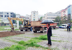 Otopark çalışmaları başladı