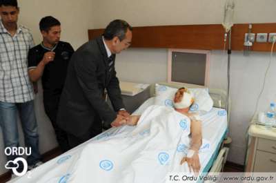 Yaralı Uzman Çavuşa Ziyaret