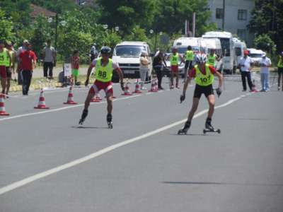 Tekerlekli Kayak Şampiyonası Bitti