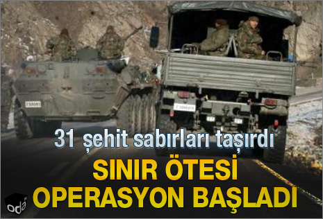 ÇUKURCA'DA 31 ASKER ŞEHİT OLDU