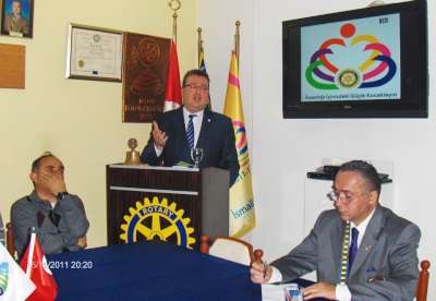 Bahadır Baş Rotaryenlere  TTK'yı Anlattı