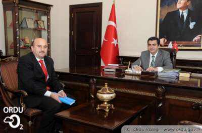 Vali Düzgün'e Nezaket Ziyareti