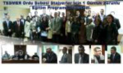 TESMER Stajyerlere 1 Günlük Zorunlu Eğitim Yaptı