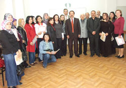 Aile içi eğitim kursiyerleri sertifikalarını aldı