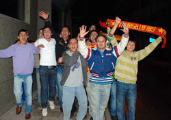 Cimbom taraftarı Ordu sokaklarında