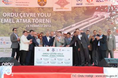 Çevre Yoluna Resmi Temel Atma