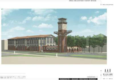 Yeni Belediye Binasının Projesi