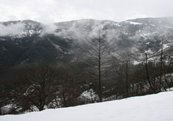 Giresun da kar yağışı