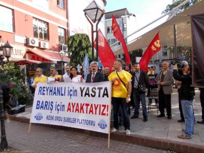 Reyhanlı Katliamı Orduda Protesto Edildi