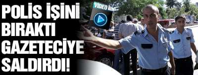 Polis Gazeteciye İşini Öğretti !!!