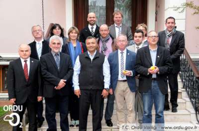 Almanlardan Vali Çiftçiye Ziyaret