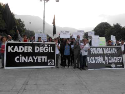 "Soma Cinayeti" Protestosu