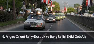 9. Allgau Orient  Rally-Dostluk ve Barış Rallisi Ekibi Orduda İdi