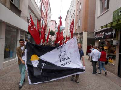 Solcu Liseliler 'Acımız Kömür Karası'