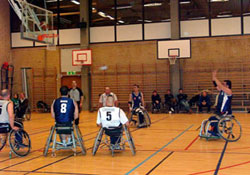 Ordu Bedensel Engelliler Basketbol Takımı sahada