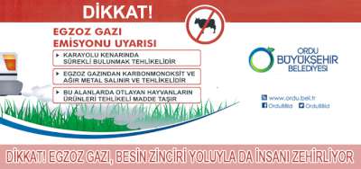 Egzoz Gazına Dikkat...