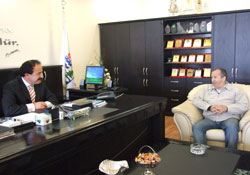 Gaziler Arpacıoğlu nu ziyaret etti