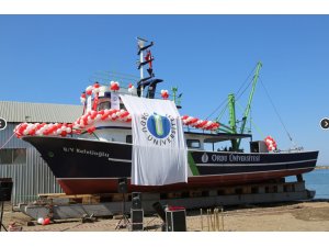 ODÜ'nün Gemisi Denize İndi