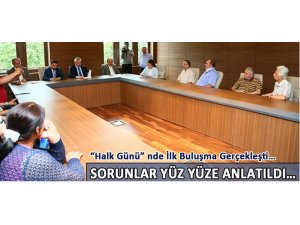 'Halk Günü'nde İlk Buluşma Tamam