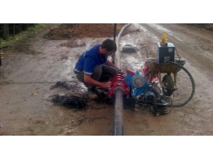 OSKİ'den Çamaş'ta 4 Km Su Hattı