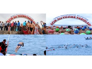 Rıhtımda Yüzme Yarışı Yapıldı
