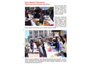 İkizce Meslek Yüksekokulu   Öğrencilerinden Duyarlı Davranış