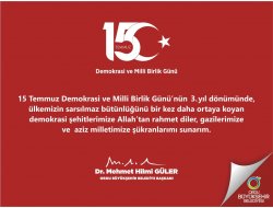 M.HİLMİ GÜLER 15 TEMMUZ GÖRSELİ