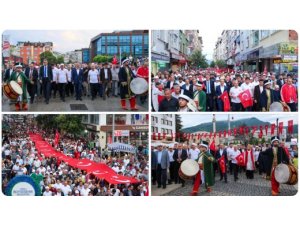 15 Temmuz Yürüyüşü Yapıldı
