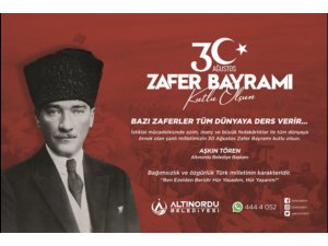 Aşkın Tören Zafer Bayramı mesajı