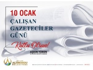 Tören: Gazeteciler Günü kutlu olsun