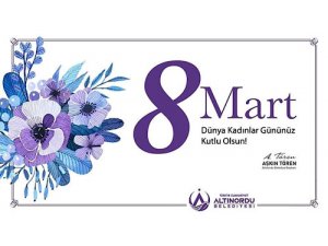 Tören: Kadınlar gününü Kutladı