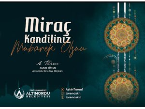 Tören: Miraç Kandiliniz Mübarek Olsun