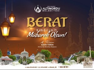 BAŞKAN TÖRENDEN BERAT KANDİLİ MESAJI