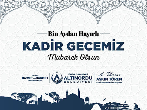 BAŞKAN TÖRENDEN KADİR GECESİ MESAJI